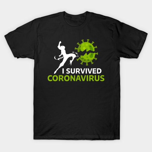 I survived coronavirus T-Shirt by Marioma